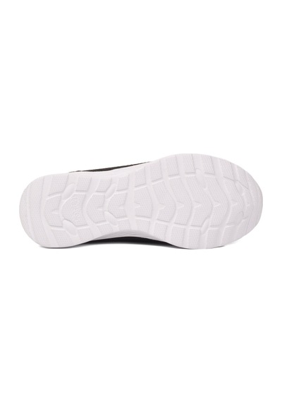 Walkway Siyah Beyaz Fileli Hafif Esnek Kolay Giyilebilir Kadın Casual Ayakkabı 575 G Siyah-beyaz
