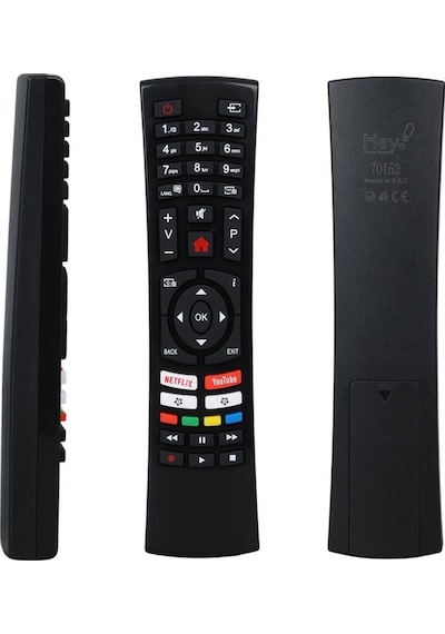 Hey Küçük Kalıp Vestel Uyumlu Netflix Youtube Tuşlu Yazısız Lcd Led Tv Kumanda Rc4390-30100824