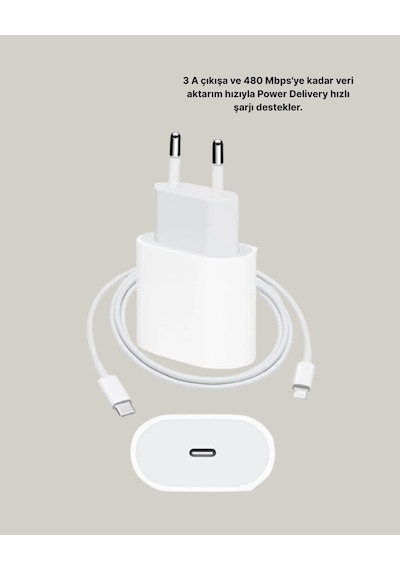 Yeni Nesil 20w Usb-c Hızlı Şarj Cihazı İos Tam Uyumlu 1