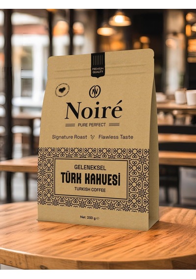2'li Set Noire Geleneksel Türk Kahvesi 250g %100 Arabica Asırlık Lezzet Öğütülmüş