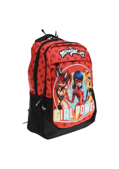 Ladybug İki Bölmeli Kırmızı Kız Çocuk Okul Çantası - Ümit 2114 No Color