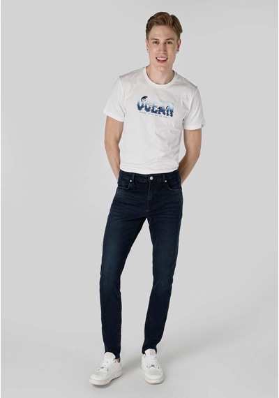 Colin's Colins Slim Fit Düşük Bel Dar Paça Pamuklu Erkek Blue Black Denim Jean Pantolon Cl1065538 Q1.v1 Dn42929 DENİM