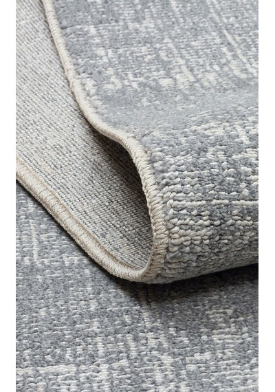 Eko Halı Kalaharı Klh Plain Grey Özel Dokuma Tekniği İle Üretilen Modern Sade Desenli Makine Halısı