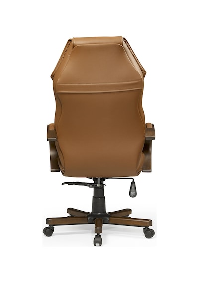 Konfor Cila Bilgisayar - Ofis - Müdür - Büro - Makam Çalışma Koltuğu Taba Renk Ahşap Ayaklı Taba Kahve