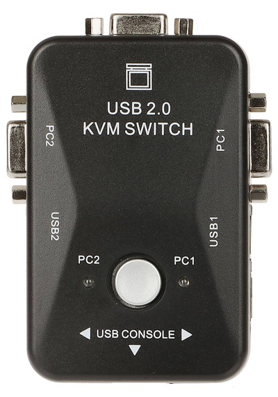 Molix Mx-2740 2 Port Usb 2.0 Manuel Kvm Switch - Vga Ve Usb Klavye Mouse Paylaştırıcı