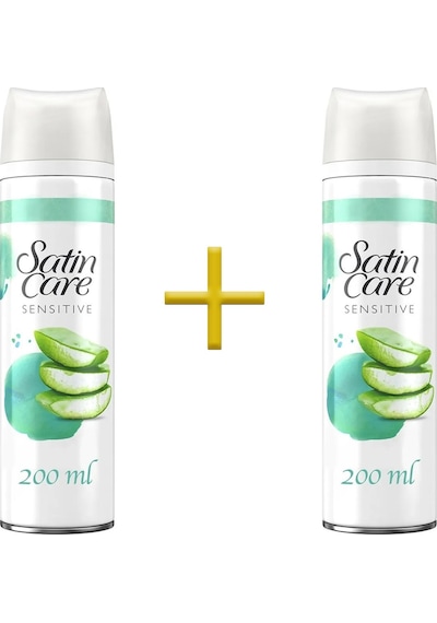 Satin Care Tıraş Jeli Hassas 200 Ml Sensıtıve +2 Adet