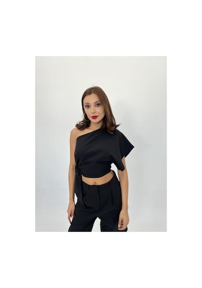 Butik İstanbul 4643 Bluz-siyah Si Yah