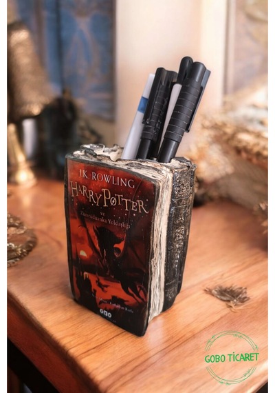 Harry Potter Ve Zümrüdüanka Yoldaşlığı Kitabı Şeklindeki Kalemlik