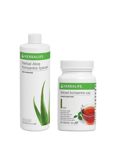 Herbalife 50gr Klasik Çay Aloe Vera Içecek Bölgesel Başlangıç Seti 1 Hek1028