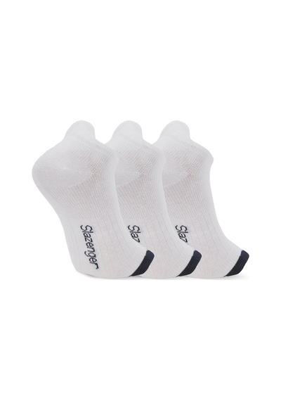 Slazenger Jadex 3 Lü Erkek Beyaz Çorap Beyaz