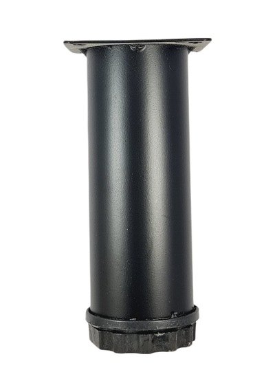 40 Lık 15 Cm Siyah Metal Yuvarlak Ayak 4 Adet