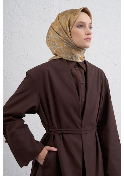 Armine Sura İpek Eşarp -2025/2026 -9421 Gold