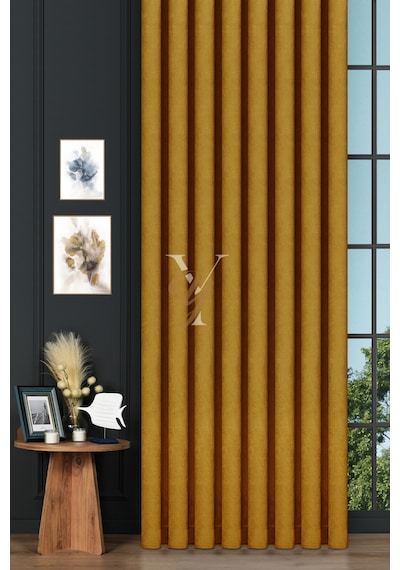 Petek Fon Perde V-1022 Ayçiçeği Çok Renkli