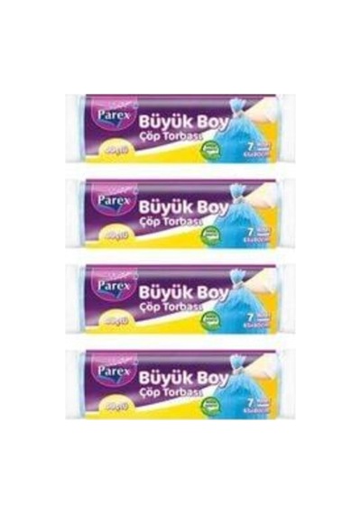 Büyük Boy Çöp Torbası 4 Adet