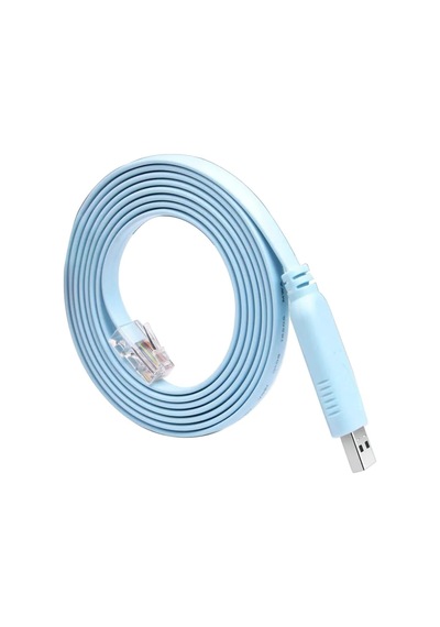 1.8mt Usb 2.0 Cisco Seri Yönlendirici Usb'den Rj45'e Çeviren Konsol Kablosu Mavi Al3948 Standart