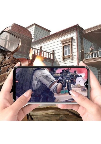 Samsung Uyumlu Galaxy A31 Davin 5D Cam Ekran Koruyucu Siyah