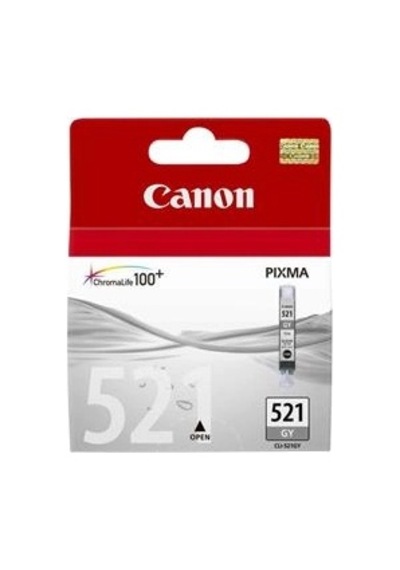 Canon Clı-521gy Grey Gri Mürekkep Kartuş Mp260-540-550-620 Kdo