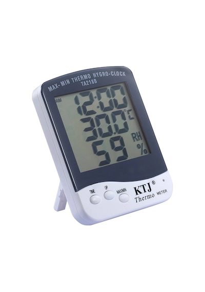 Powermaster Pm-6233 Termometre Oda Tipi Ekranlı Sıcaklık Ve Nem Ölçer - Saat Özellikli