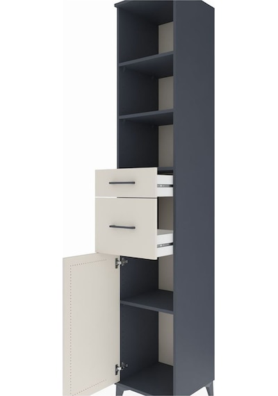 Hyperion Dolap 4 Raflı 2 Çekmeceli Tek Kapaklı 44x44x243 Antrasit-aytaşı Antrasit Hyperion Dolap 4 Raflı 2 Çekmeceli Tek Kapaklı 44x44x243 Antrasit-aytaşı Antrasit