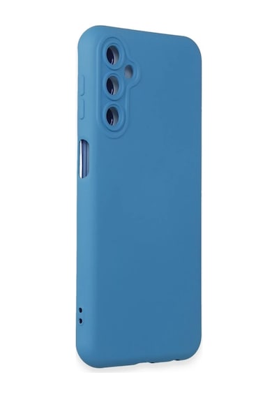 Bşkvirgo Samsung Galaxy M14 5g Uyumlu Kılıf Nano İçi Kadife Silikon - Mavi Bsk2026