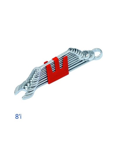 İzeltaş Kombine Anahtar Takımı Kısa Boy 8'Li N11.31529