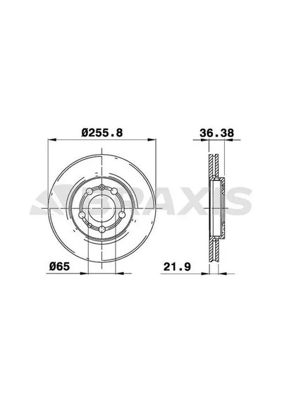 Seat Leon Fren Diski On 2000-2011 Braxıs Ae0001 2adettir