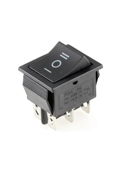 Ic-108 Geniş Işıksız Anahtar On-Off-On 6 Bacaklı 1 Adet