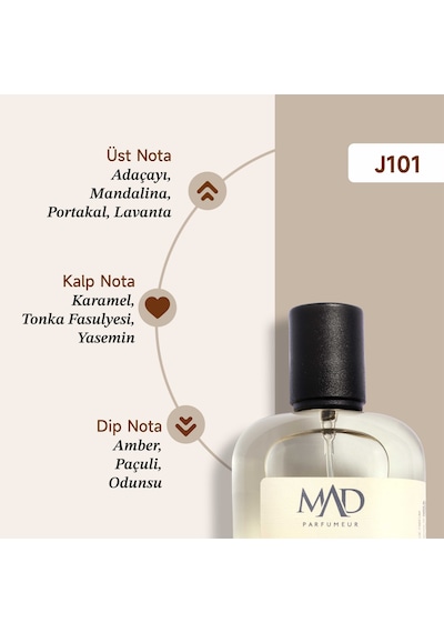 Mad J101 Selective Erkek Parfüm EDP 100 ML