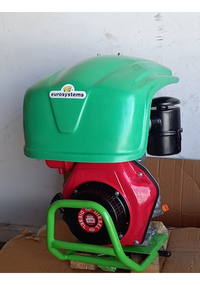 Çapa Makinası Patpat Fiber Kaput-Farsız Işıksız-Amotsör Makaslı Kaporta-Yeşil-Tüm Dizel Motorlar