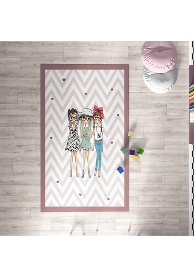 Çocuk Halısı 133x190 Cm Çok Renkli