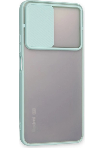 Newface Xiaomi Redmi Note 11t Kılıf Palm Buzlu Kamera Sürgülü Silikon Semeglbl - 48 - Turkuaz