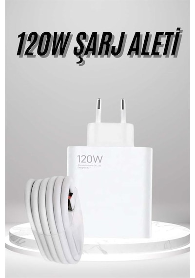 Type - 635 - C Yüksek Hızlı Şarj Aleti Beyaz 120w Ultra - Csmo-tex - Uzun Ömürlü