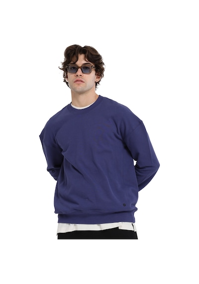 Sportive Ault Oversize Erkek Mavi Günlük Stil Sweatshirt 25ke1009-mvı 1776157 Mavi