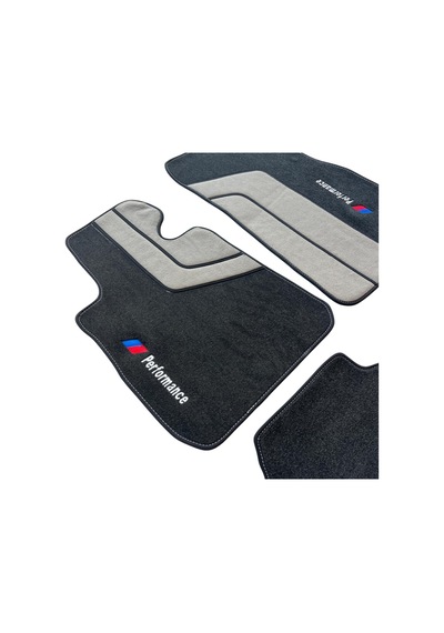 Oto Halı Paspas Seti Bmw 3 Serisi E91 2005 2012 Uyumlu Sport Kaymaz & Şık Tasarım - Tasarım 1