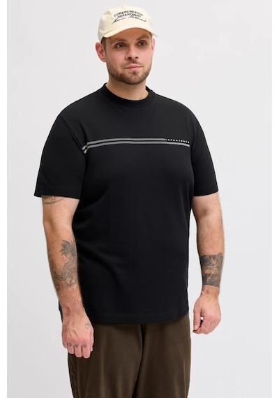 Jack & Jones Erkek T Shirt 12297257 Siyah Siyah