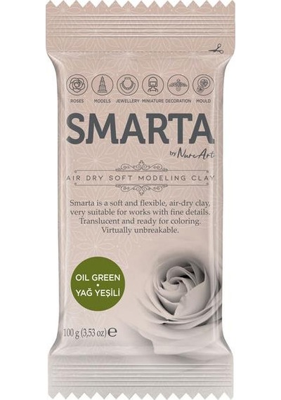 Smarta Kil / Hamur Modelleme Yağ Yeşili Rengi 100Gr