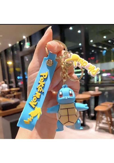 Pokemon Karakterleri Silikon Anahtarlık Çanta Süsü-1487