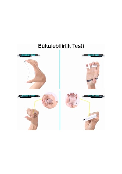 Apple Uyumlu   iPhone 13 Pro Ekran Koruyucu 9d Seramik Nano Kırılmaz Cam