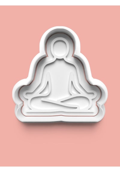 Yoga Figürü Kurabiye Kalıbı Ve Şeker Hamuru Kalıbı