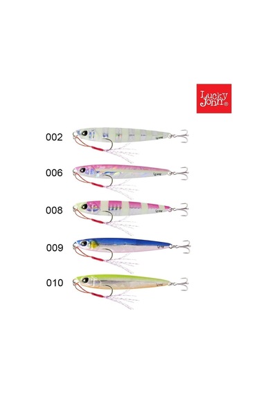 Lucky John Basara Jigger Slim Jig Yem 10gr 009 - Blue Silver