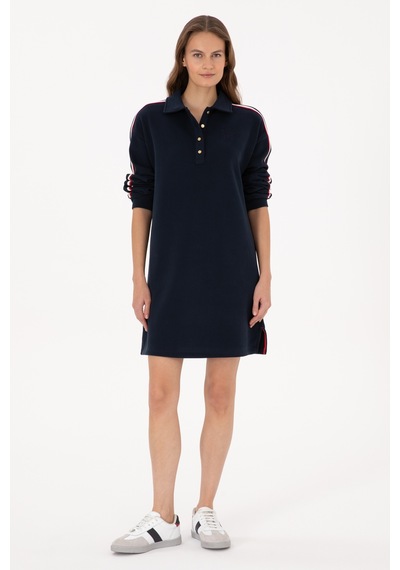 U.s. Polo Assn. Kadın Lacivert Elbise Örme 50313934-vr033 Lacivert