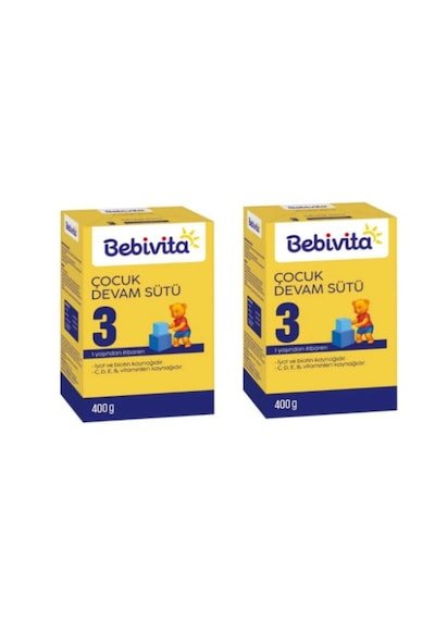 Bebivita Devam Sütü 3 Numara 400 G X 2 Adet