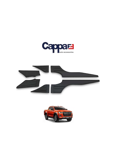 Cappafe Isuzu D-Max 2021- Yarasa Yan Kapı Kaplama 6 Prç. N11.98