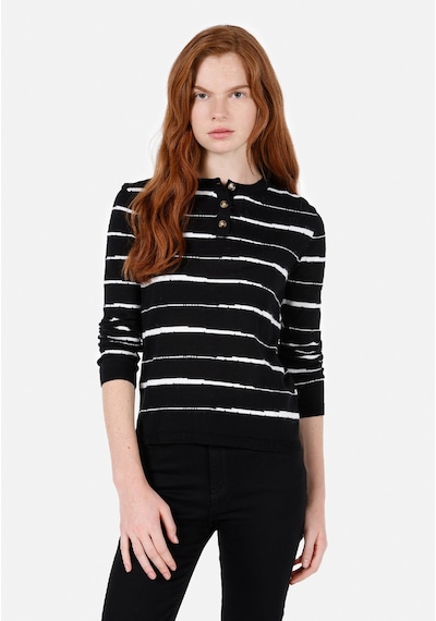 Colin's Colins Siyah Kadın Kazak Cl1072527 Q1.v2 Blk Siyah