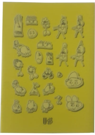 60 Yaprak Çizgili Defter Plastik Kapak A-5 1 Adet Pp Kapak Küçük Boy Çizgili Defter 60 Sayfa A5 Desenli Kapak Sarı