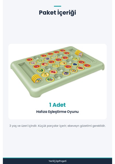 Hafıza Eşleştirme Oyunu - Meyve Desenli Diskler