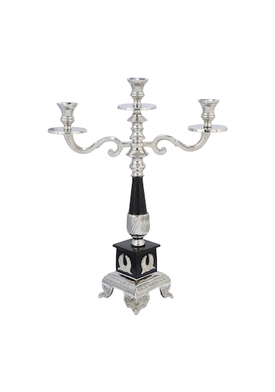 Vitale Royal Silver 3'lü Şamdan 53 Cm Ak.ıu0426