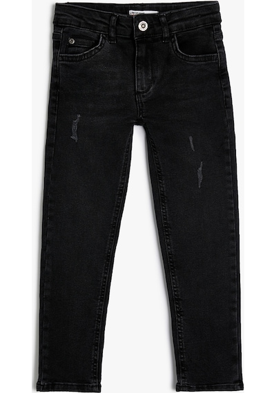 Koton Kot Pantolon Pamuklu Cepli - Slim Jean Siyah 4skb40001td 4SKB40001TD999 Siyah Koton Kot Pantolon Pamuklu Cepli - Slim Jean Siyah 4skb40001td 4SKB40001TD999 Siyah