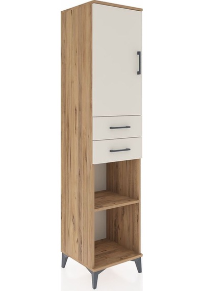 Hyperion Dolap 4 Raflı 2 Çekmeceli 44x44x195 Çam-aytaşı Atlas Çam