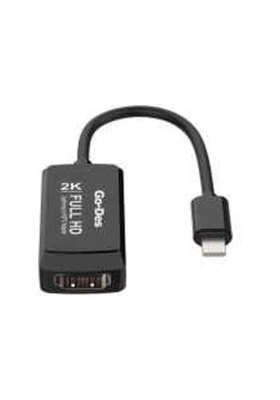 Go Des GD-8275 Lightning HDMI 2K Dönüştürücü Adaptör Lightning AV Kablo - Siyah ZORE-220456